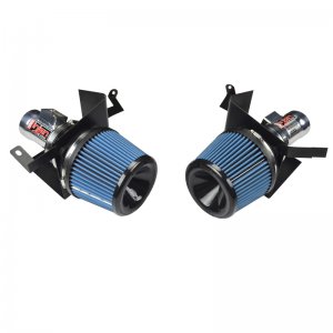 Nissan 350Z Performance Air Intake - Injen - SP Series Short Ram w/ Air Fusion and Air Horns - Polished - `07-`08