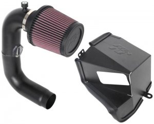 Subaru WRX Performance Air Intake - K&N Engineering - Typhoon - Black - `18-`19