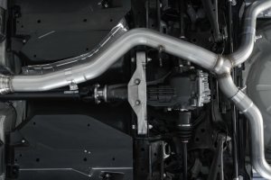 Subaru WRX Performance Exhaust - Dual Split Rear Exit - MBRP - Armor Pro Cat Back, T304 Stainless Steel, Race Version - `15-`19
