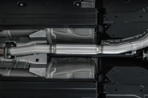 Subaru WRX Performance Exhaust - Dual Split Rear Exit - MBRP - Armor Pro Cat Back, T304 Stainless Steel, Race Version - `15-`19