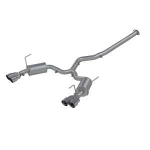 Subaru WRX Performance Exhaust - Dual Split Rear Exit - MBRP - Cat Back, T304 Stainless Steel, Street Version - `15-`19