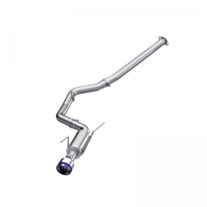 Subaru WRX Performance Exhaust - Single Rear Exit - MBRP - Cat Back, Armor Pro, T304 Stainless Steel with Burnt End Tips - `15-`21