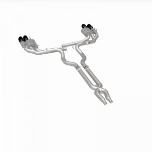 Ford Mustang Performance Exhaust - Rear - Magnaflow - NEO Series Cat-Back - Black Chrome - `18-`23