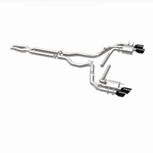 Ford Mustang Performance Exhaust - Rear - Magnaflow - NEO Series Cat-Back - Black Chrome - `18-`23