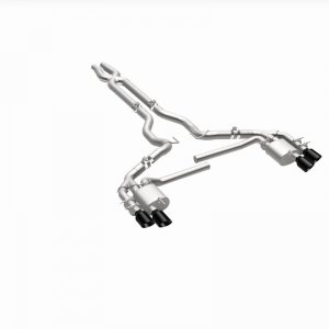 Ford Mustang Performance Exhaust - Rear - Magnaflow - NEO Series Cat-Back - Black Chrome - `18-`23