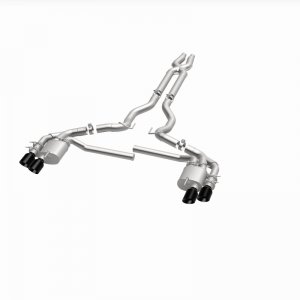 Ford Mustang Performance Exhaust - Rear - Magnaflow - NEO Series Cat-Back - Black Chrome - `18-`23
