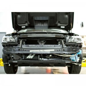 Subaru WRX Oil Cooler Kit - Front - Mishimoto - Sleek Silver or Stealth Black - `15-`21