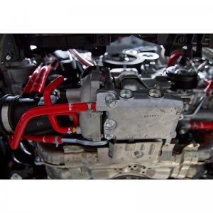 Subaru WRX Silicone Ancillary Hose Kit - Mishimoto - MMHOSE-WRX-15ANCRD - Red - `15-`21