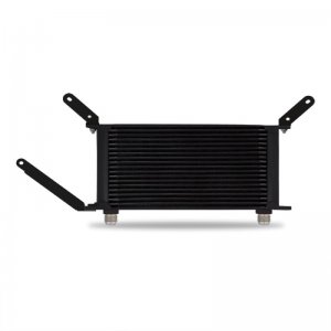 Subaru WRX Transmission Cooler Kit - Front - Mishimoto - 19-row oil cooler - Black - `15-`21