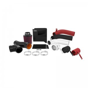 Subaru WRX Performance Air Intake - Mishimoto - Cold Air Intake with Box - Wrinkle Red - `15-`21