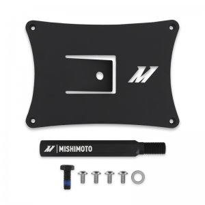 Subaru WRX License Plate Relocation Kit - Front - Mishimoto - Mishimoto MMLP-WRX-22 - Black - 2022+