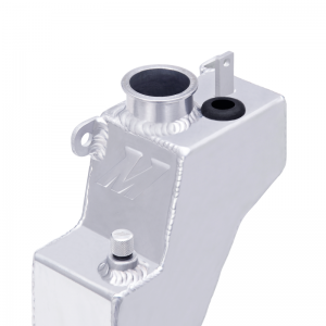 Subaru WRX Coolant Overflow Tank - Mishimoto - Aluminum, TIG-welded, with CNC-machined dipstick - Polished or Anodized Black - `08-`21