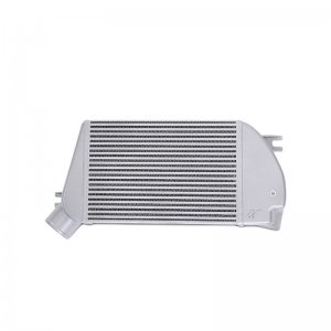 Subaru WRX Intercooler Kit - Top-Mount - Mishimoto - Race Top-Mount Intercooler Kit, Polished Cooler & Black Pipes - `15-`21