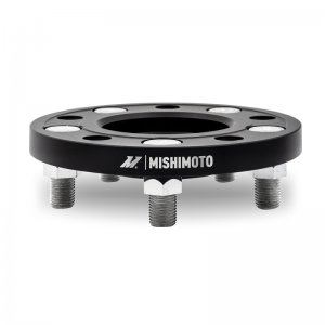 Ford Mustang Wheel Spacers - Mishimoto - 5X114.3 / 70.5 / 20 / M14 - Black - Black - 2015