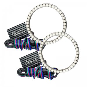 Chrysler 300 Fog Light Halo Kit - Front - ORACLE Lighting - LED Waterproof ColorSHIFT - ColorSHIFT - `05-`10