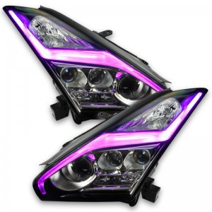 Nissan GT-R Headlight DRL Kit - ORACLE Lighting - ColorSHIFT RGB+W Lightning Bolt - `15-`21