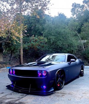 Dodge Challenger Surface Mount Halo Kits - Headlight & Fog Light - ORACLE Lighting - Dynamic ColorSHIFT - `08-`14