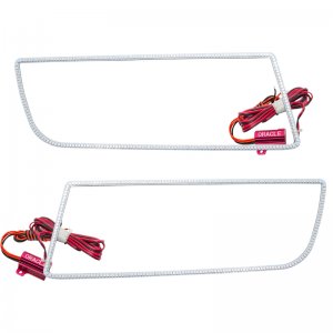 Chevrolet Camaro Non-RS Headlight Halo Kit - ORACLE Lighting - Square Style - White - `14-`15