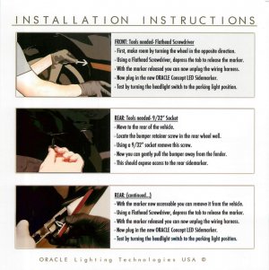 Chevrolet Camaro Sidemarker Kit - ORACLE Lighting - Concept Sidemarker - Tinted - `10-`15