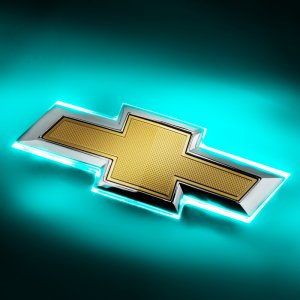 Chevrolet Camaro Illuminated Emblems - Rear - ORACLE Lighting - Dual Intensity - Aqua - `16-`19