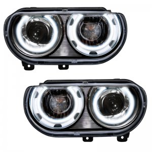Dodge Challenger Headlight Assemblies - ORACLE Lighting - SMD, HID Style - White - `08-`14