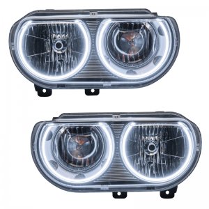 Dodge Challenger Headlight Assemblies - ORACLE Lighting - SMD Pre-Assembled - White - `08-`14