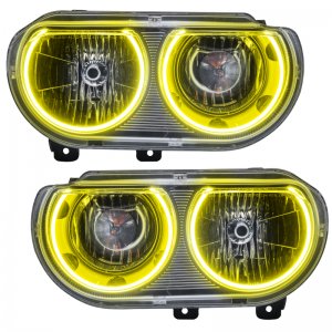 Dodge Challenger Headlight Assemblies - ORACLE Lighting - ColorSHIFT w/ BC1 Controller - `08-`14