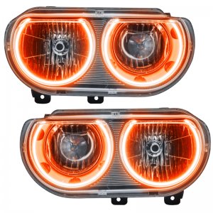 Dodge Challenger Headlight Assemblies - ORACLE Lighting - ColorSHIFT w/ BC1 Controller - `08-`14