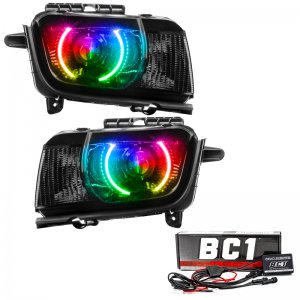 Chevrolet Camaro RS Headlight Assembly - ORACLE Lighting - SMD HL (RS) - ColorSHIFT w/ BC1 Controller - ColorSHIFT - `10-`13