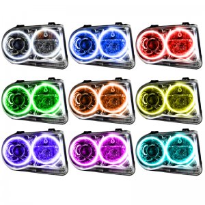 Chrysler 300C Headlight Assemblies - ORACLE Lighting - ColorSHIFT (w/o Controller) - `05-`10