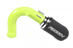 Subaru WRX Performance Air Intake - Perrin Performance - Cold-Air Intake w/Heatshield - Neon Yellow - `15-`21