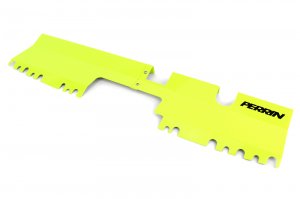 Subaru WRX Radiator Shroud - Perrin Performance - With/Without OEM Intake Scoop - Neon Yellow - `15-`21