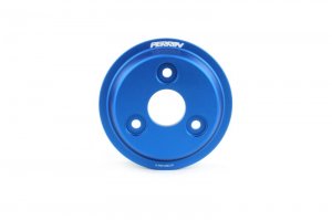 Subaru WRX Water Pump Pulley - Perrin Performance - Lightweight - Blue - `22-`25