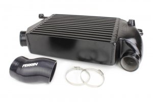 Subaru WRX Top Mount Intercooler - Perrin Performance - Black - `15-`21
