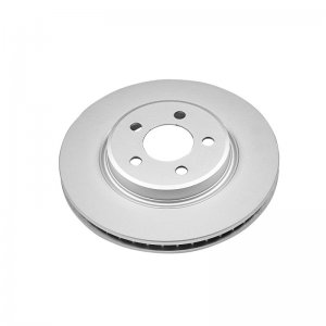 Dodge Charger Brake Rotor (1) - Front - PowerStop - Evolution Geomet Coated - Silver - `06-`20