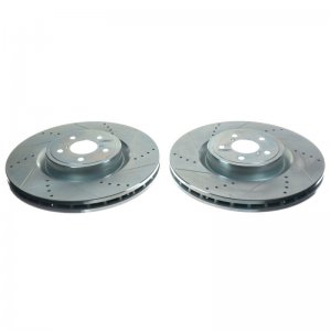 Subaru BRZ Brake Rotors (2) - Front - PowerStop - Evolution Drilled & Slotted - `17-`20