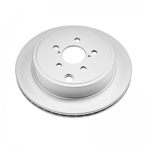 Subaru Outback Brake Rotor (1) - Rear - PowerStop - Evolution Geomet Coated - Silver - `10-`14