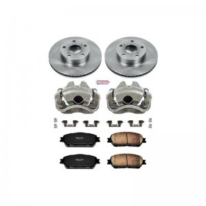Toyota Tacoma Brake Kit - Front - PowerStop - Autospecialty Rotors + Evolution Ceramic Pads + Replacement Calipers - `05-`15