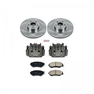 Subaru BRZ Brake Kit - Front - PowerStop - Autospecialty Rotors + Evolution Ceramic Pads + Non-Coated Replacement Calipers - `13-`20