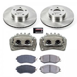 Subaru BRZ Brake Kit - Front - PowerStop - Autospecialty Rotors + Evolution Ceramic Pads + Non-Coated Calipers - `13-`16