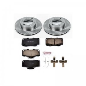 Toyota Tacoma Brake Kit - Front - PowerStop - Autospecialty Rotors + Z17 Evolution Plus Ceramic Pads - 2004