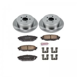 Subaru Outback Brake Kit - Rear - PowerStop - Autospecialty Rotors + Z17 Evolution Plus Ceramic Pads - `05-`09