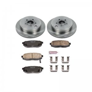 Subaru Outback Brake Kit - Rear - PowerStop - Autospecialty Rotors + Z17 Evolution Plus Ceramic Pads - `10-`14