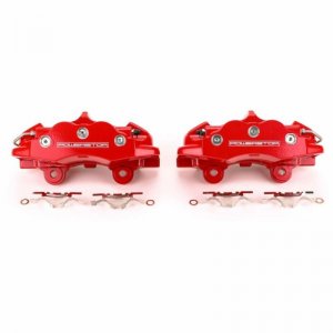 Chevrolet Corvette C6 Brake Calipers - Rear - PowerStop - Red Powder Coated - Red - `06-`13