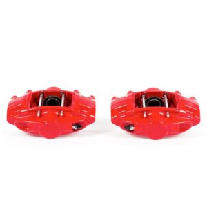 Nissan 370Z Brake Calipers - Rear - PowerStop - Performance - Red - `09-`19
