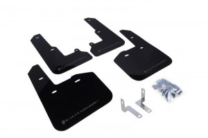 Subaru Legacy Mud Flap - Front + Rear - Rally Armor - UR Series - Black/Grey Logo - `15-`19