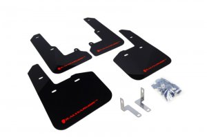 Subaru Legacy Mud Flaps - Rally Armor - UR Black w/ Red Logo - Black - `15-`19
