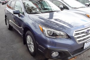 Subaru Outback Mud Flaps - Rally Armor - UR Series - Black/Grey - `15-`19