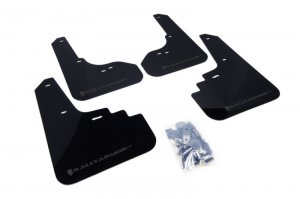 Subaru Outback Mud Flap - Rally Armor - UR Blk Flap/Grey Logo - Black - `05-`09