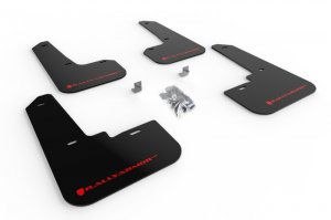 Subaru Legacy Mud Flap Kit - Rally Armor - UR Red Logo - Black - `20-`25
